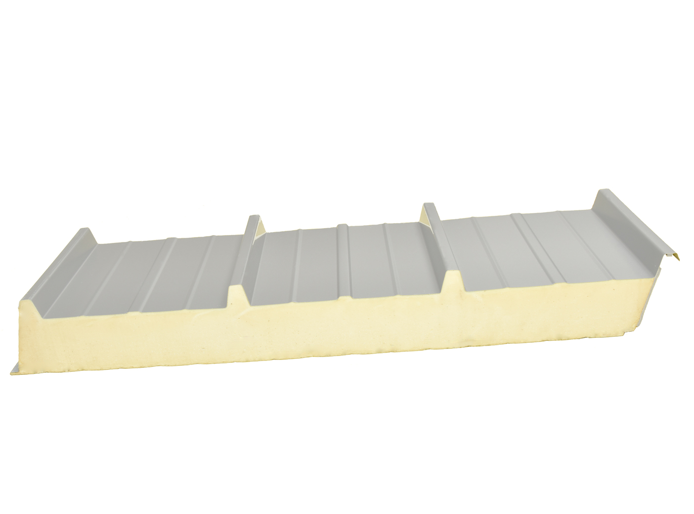 Sandwich-Dachelement 38/333_ 80 mm RAL 9002 (aussen)