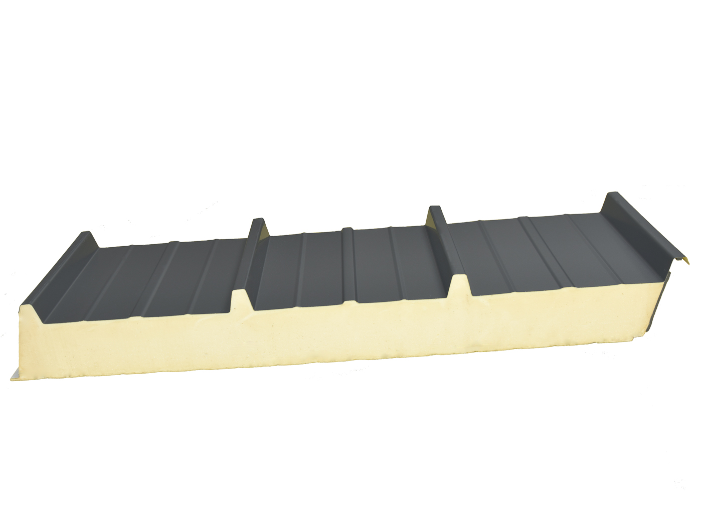 Sandwich-Dachelement 38/333_80 mm RAL 7016 (aussen)